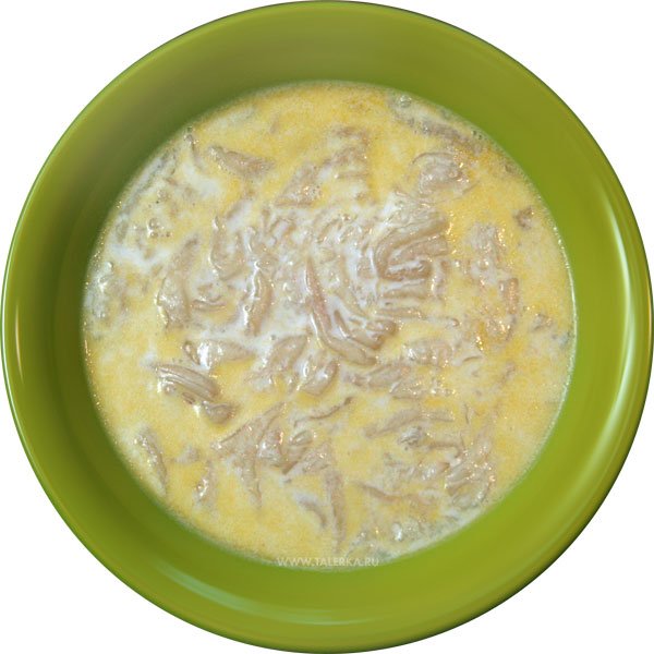 Лапша с молоком