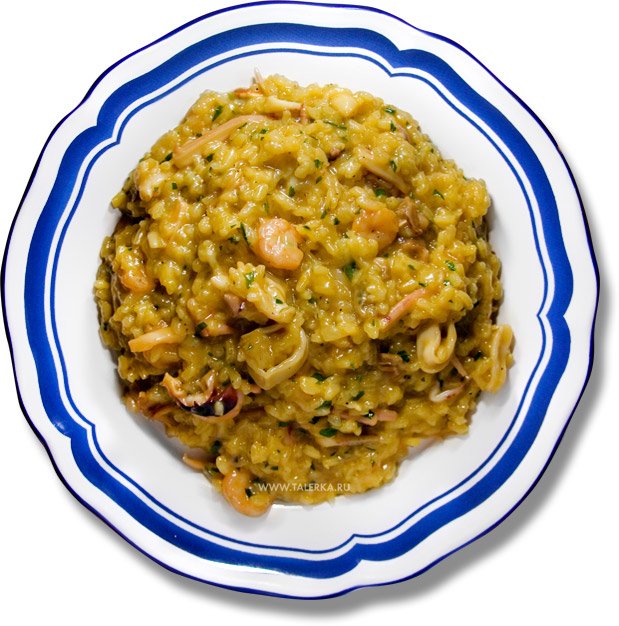 Ризотто c дарами моря