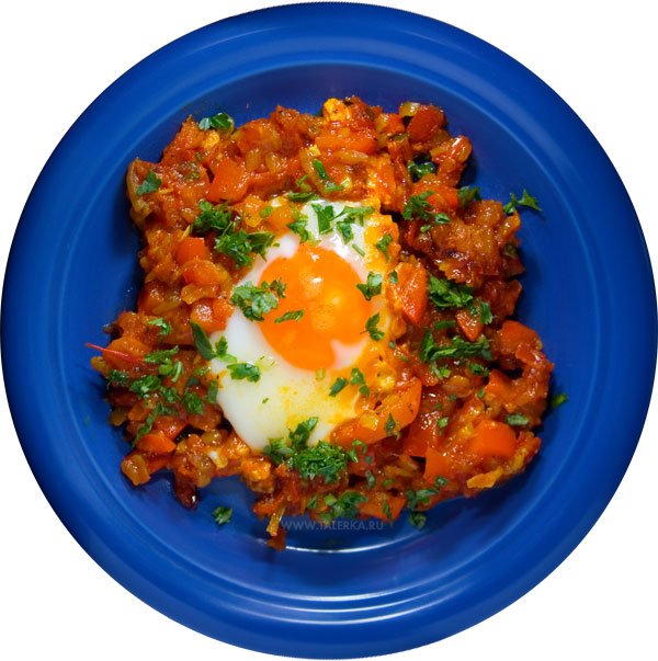 Шакшука — готовое блюдо