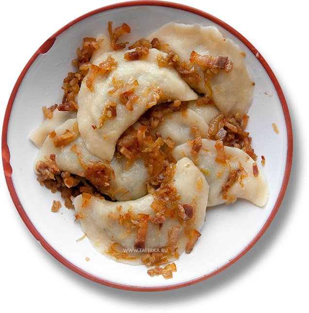 Вареники с грибами
