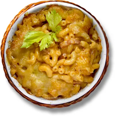 Макароны с сыром — готовое блюдо